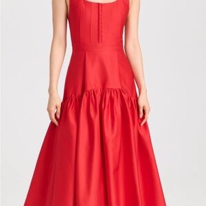 alice + olivia
Diana Sleeveless Structured Midi Dress